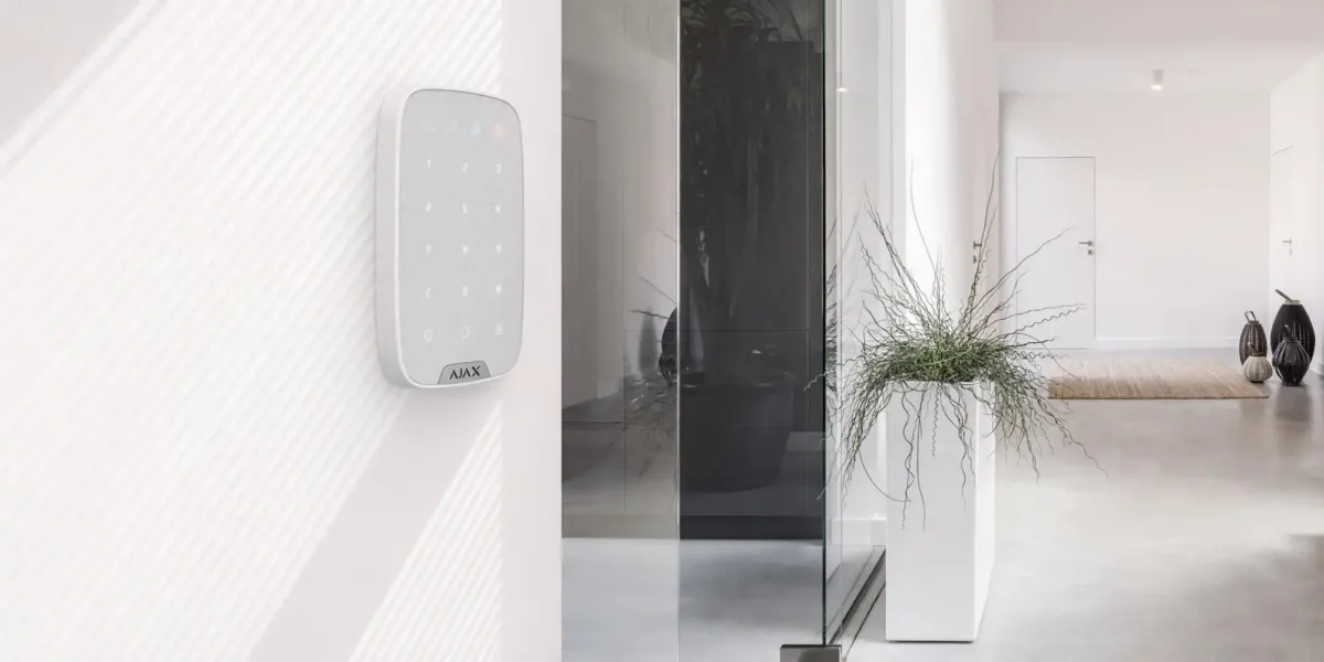 concept securite systemes alarme ajax clavier code