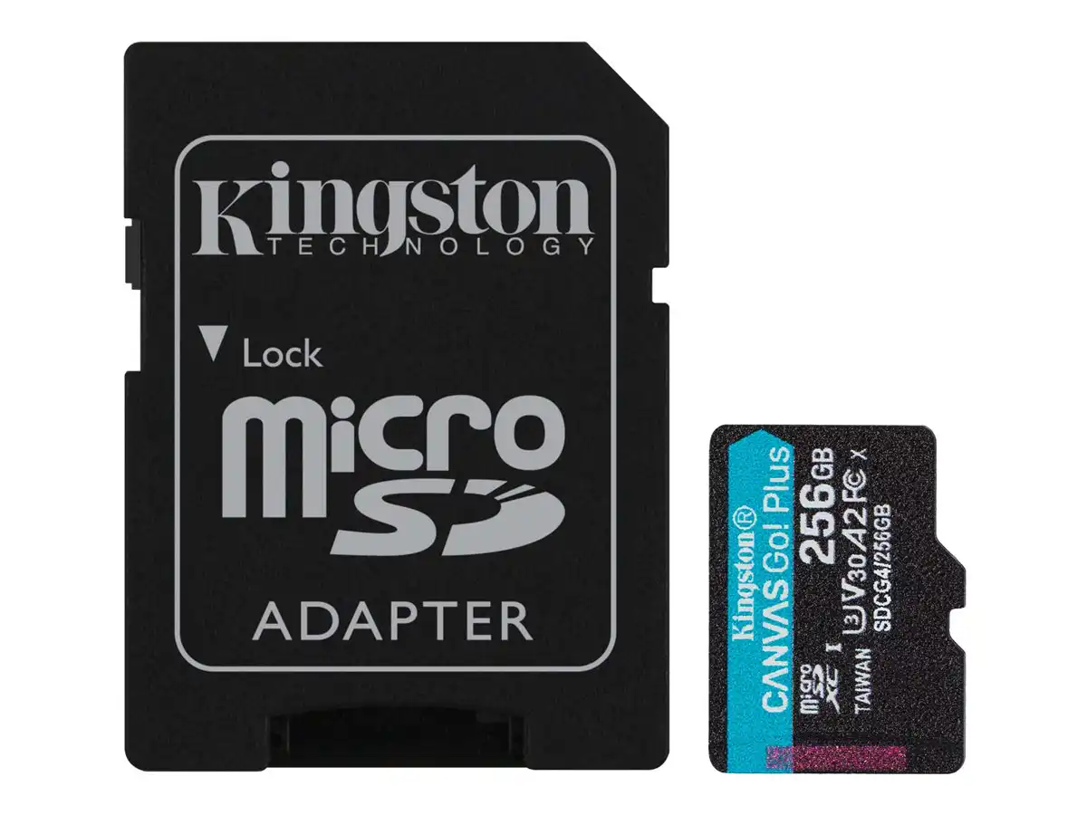 Kingston carte Micro SD 256Go Canvas Go Plus Gen4
